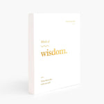 WORDS OF WISDOM BLANK CARDS