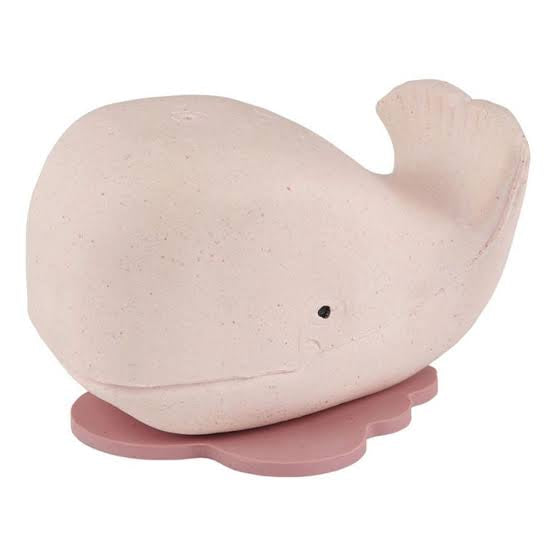 Squeeze N Splash Toy - Whale - Champagne Pink