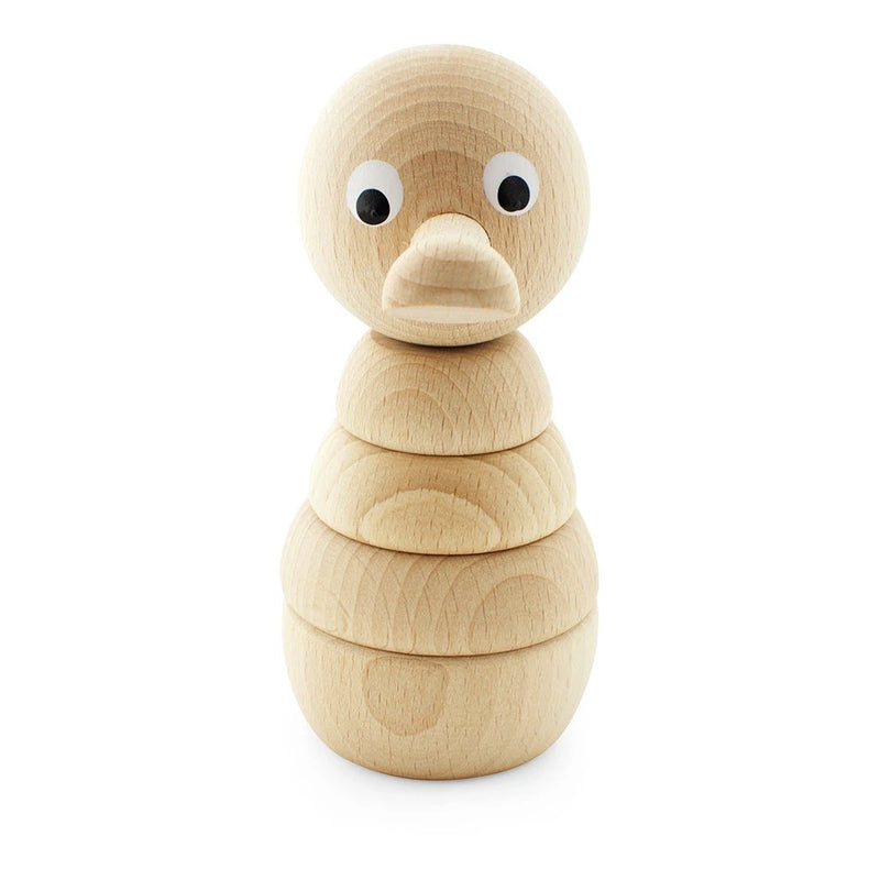 WOODEN STACKING PUZZLE DUCK- NATURAL