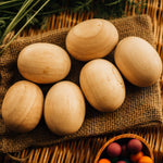 SOLID WOODEN EGGS