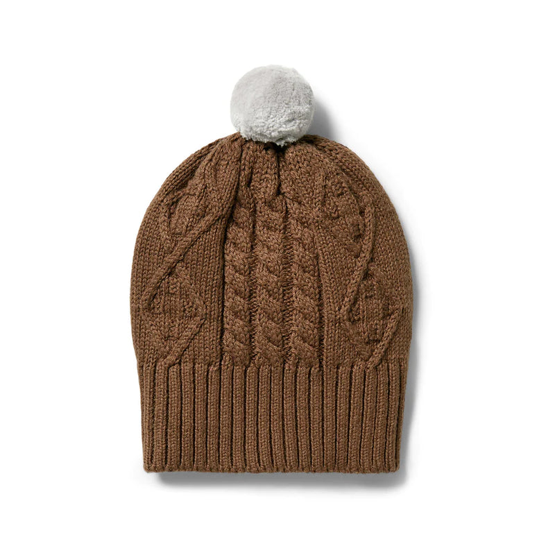 KNITTED CABLE HAT- WILSON FRENCHY